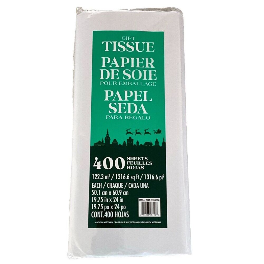 Kirkland Signature Gift Tissue Paper White 1 Pack 400 Sheets